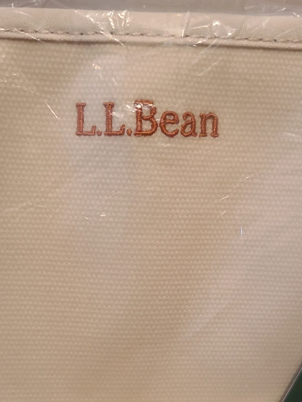 L.L. Bean Insulated Nor'easter Tote, NWT, Cream Tan Large Strong LL Bean